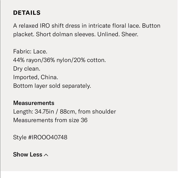 Sent to TRR IRO ‘Amaury’ Lace Mini Dress - Picture 4 of 16